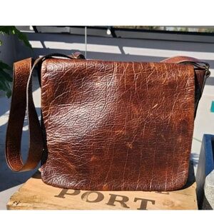 MOORE and GILES  Leather  BEAUTIFUL  Unisex  Womens/Mens Crossbody Bag /Purse